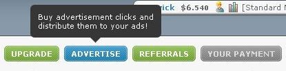 Кнопка Advertise